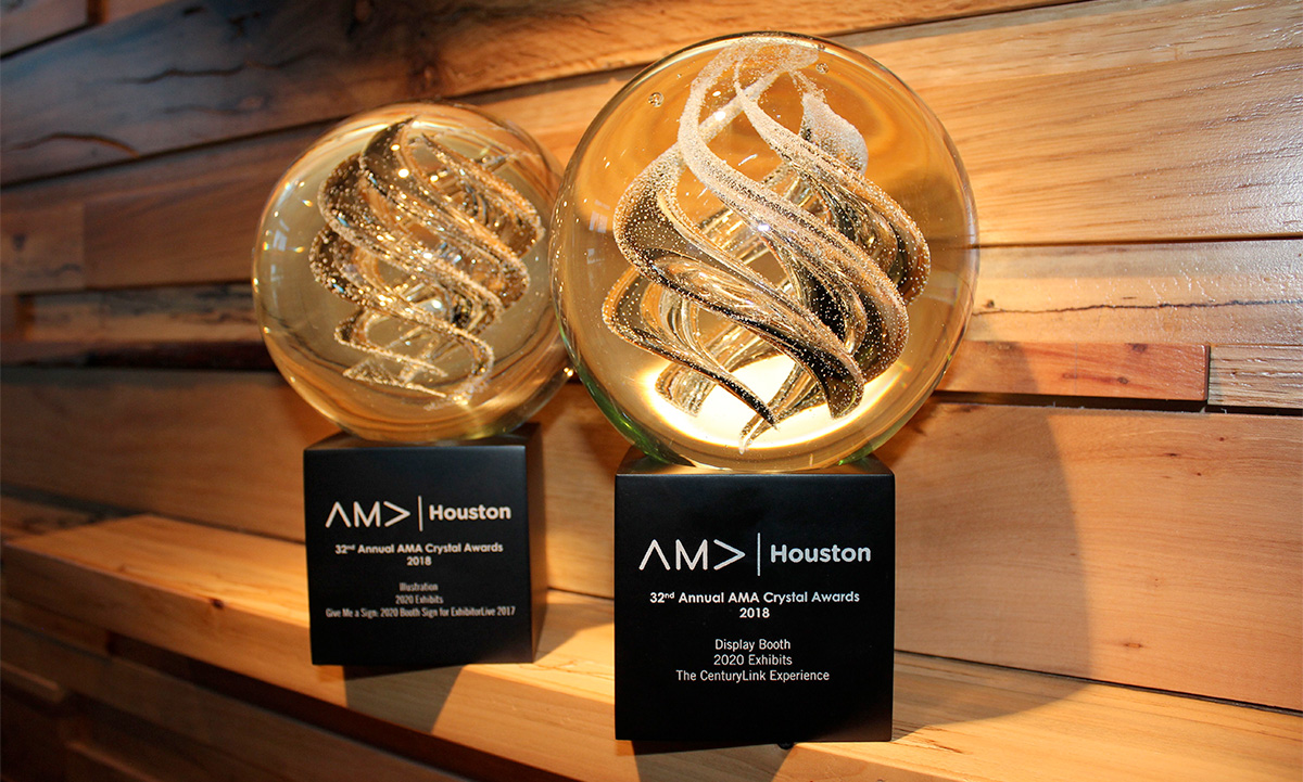 2020年展览荣获两项2018年AMA水晶奖